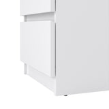 Wooden Bedside Cabinet With 3 Drawers - Naia