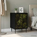 Wooden Bedside Cabinet 36cm Wide With 1 Door And Raised Feet - Elburg