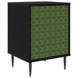 Wooden Bedside Cabinet 36cm Wide With 1 Door And Raised Feet - Geleen