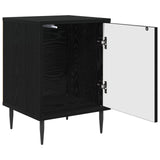 Wooden Bedside Cabinet 36cm Wide With 1 Door And Raised Feet - Gennep