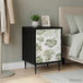 Wooden Bedside Cabinet 36cm Wide With 1 Door And Raised Feet - Gotha