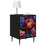 Wooden Bedside Cabinet 36cm Wide With 1 Door And Raised Feet - Kiel