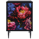 Wooden Bedside Cabinet 36cm Wide With 1 Door And Raised Feet - Kiel