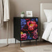 Wooden Bedside Cabinet 36cm Wide With 1 Door And Raised Feet - Kiel