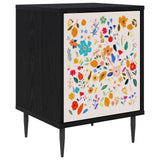 Wooden Bedside Cabinet 36cm Wide With 1 Door And Raised Feet - Mainz