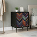 Wooden Bedside Cabinet 36cm Wide With 1 Door And Raised Feet - Ommen