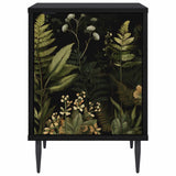 Wooden Bedside Cabinet 36cm Wide With 1 Door And Raised Feet - Rhenen