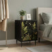 Wooden Bedside Cabinet 36cm Wide With 1 Door And Raised Feet - Rhenen