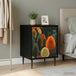 Wooden Bedside Cabinet 36cm Wide With 1 Door And Raised Feet - Zaandam