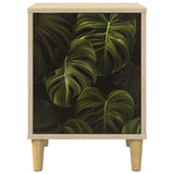 Wooden Bedside Cabinet 36cm Wide With 1 Door - Elburg