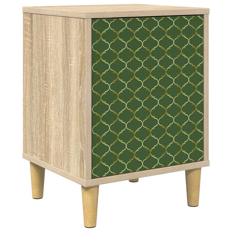 Wooden Bedside Cabinet 36cm Wide With 1 Door - Geleen