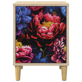 Wooden Bedside Cabinet 36cm Wide With 1 Door - Kiel