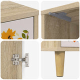 Wooden Bedside Cabinet 36cm Wide With 1 Door - Mainz