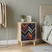 Wooden Bedside Cabinet 36cm Wide With 1 Door - Ommen