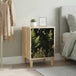Wooden Bedside Cabinet 36cm Wide With 1 Door - Rhenen