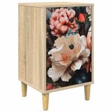 Wooden Bedside Cabinet 36cm Wide With 3 Drawers - Borne