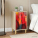 Wooden Bedside Cabinet 36cm Wide With 3 Drawers - Heesch