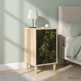 Wooden Bedside Cabinet 36cm Wide With 3 Drawers in Set Of 2 - Elburg