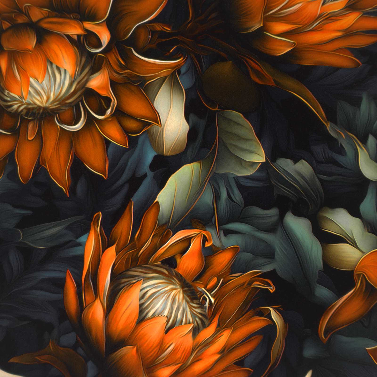 Wooden Bedside Cabinet 36cm Wide With 3 Drawers in Set Of 2 - Lochem
