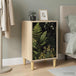 Wooden Bedside Cabinet 36cm Wide With 3 Drawers - Rhenen