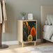 Wooden Bedside Cabinet 36cm Wide With 3 Drawers - Zaandam