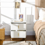 Wooden Bedside Cabinet 40cm Wide in Set Of 2 - Velmora