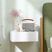 Wooden Bedside Cabinet 40cm Wide Wall Hung - Velmora