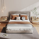 Wooden Bedside Cabinet 40cm Wide Wall Hung With 1 Drawer in Set Of 2 - Velmora