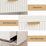 Wooden Bedside Cabinet 40cm Wide Wall Mounted With 1 Drawer And Open Shelf in Set Of 2 - Velmora