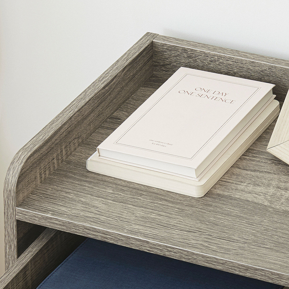 Wooden Bedside Cabinet 40cm Wide Wall Mounted With 1 Drawer in Set Of 2 - Velmora