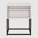 Wooden Bedside Cabinet 40cm Wide With 1 Drawer - Albion