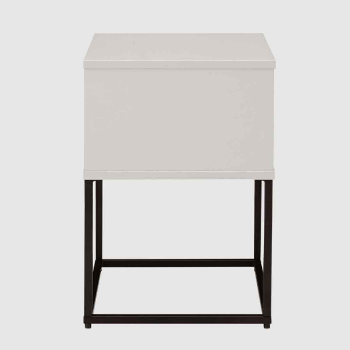 Wooden Bedside Cabinet 40cm Wide With 1 Drawer - Albion