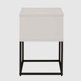Wooden Bedside Cabinet 40cm Wide With 1 Drawer - Albion