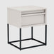 Wooden Bedside Cabinet 40cm Wide With 1 Drawer - Albion