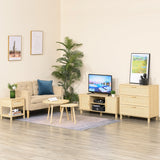 Wooden Bedside Cabinet 40cm Wide With 1 Drawer And Shelf - Velmora