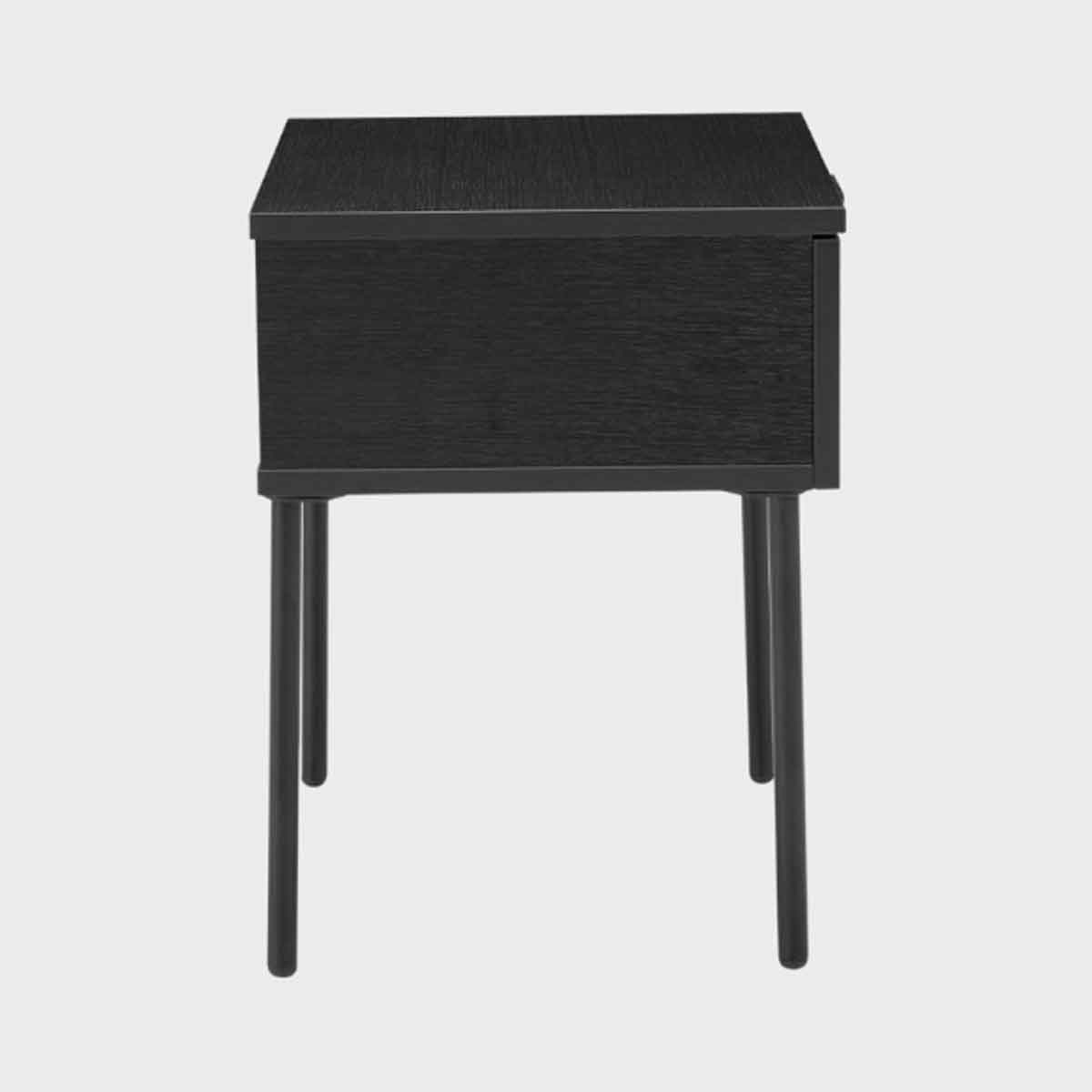 Wooden Bedside Cabinet 40cm Wide With 1 Drawer - Luna