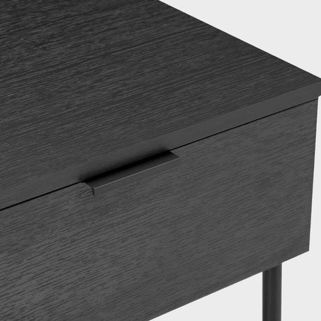 Wooden Bedside Cabinet 40cm Wide With 1 Drawer - Luna