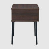 Wooden Bedside Cabinet 40cm Wide With 1 Drawer - Luna