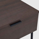 Wooden Bedside Cabinet 40cm Wide With 1 Drawer - Luna
