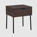 Wooden Bedside Cabinet 40cm Wide With 1 Drawer - Luna