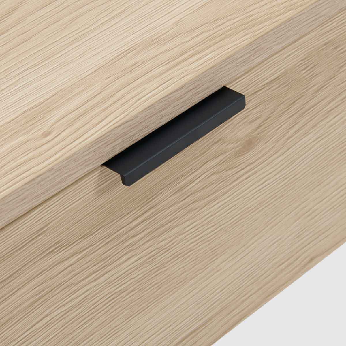 Wooden Bedside Cabinet 40cm Wide With 1 Drawer - Luna