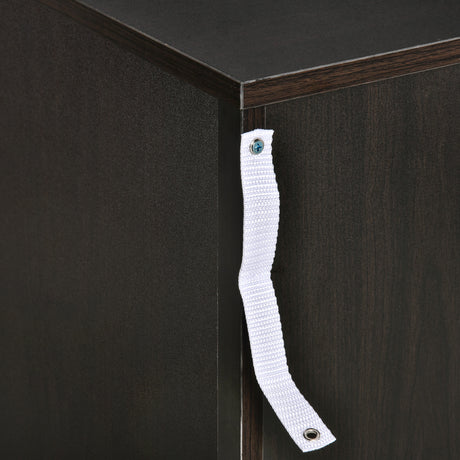 Wooden Bedside Cabinet 40cm Wide With 3 Drawers - Velmora