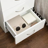 Wooden Bedside Cabinet 40cm Wide With 3 Drawers - Velmora