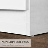 Wooden Bedside Cabinet 40cm Wide With 3 Drawers - Velmora