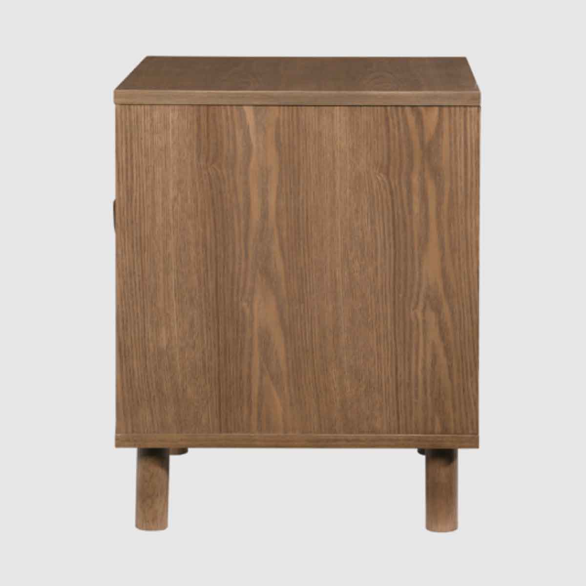 Wooden Bedside Cabinet 45cm Wide With 1 Drawer - Arc