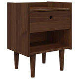 Wooden Bedside Cabinet 45cm Wide With 1 Drawer - Bilbao