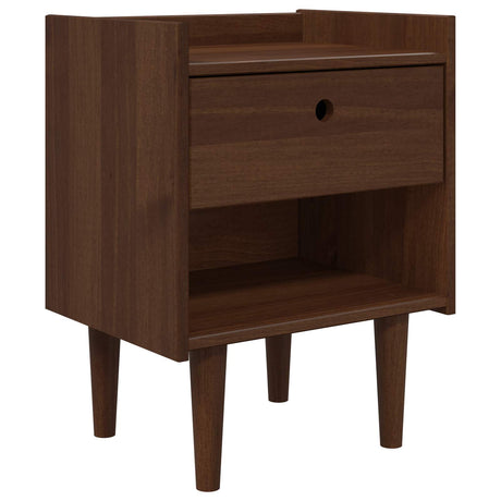 Wooden Bedside Cabinet 45cm Wide With 1 Drawer - Bilbao