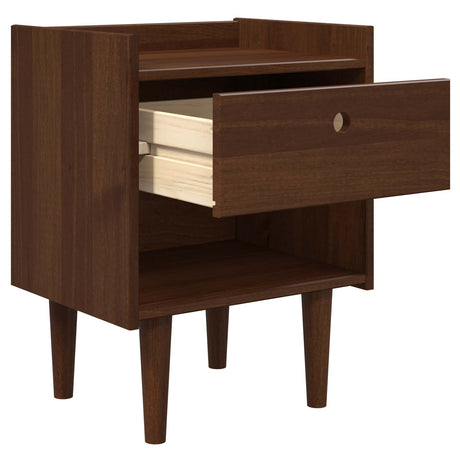 Wooden Bedside Cabinet 45cm Wide With 1 Drawer - Bilbao