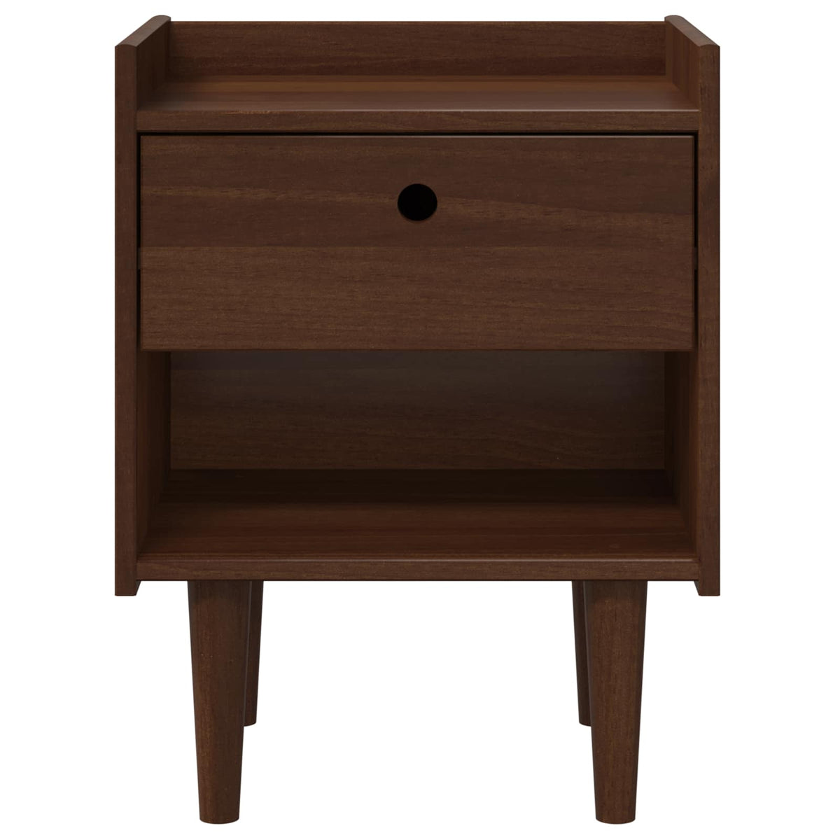 Wooden Bedside Cabinet 45cm Wide With 1 Drawer - Bilbao