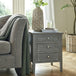 Wooden Bedside Cabinet 48cm Wide With 3 Drawers - Serene